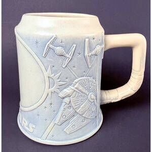 RARE Star Trek Mug Stein Tankard 3-D Relief Movie Print 1996 Paramount gift